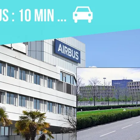 Cosy Confort - Climatisation, Balcon, Wifi - Proche Airbus, Purpan, Aeroport, Stade Ernest Wallon Toulouse